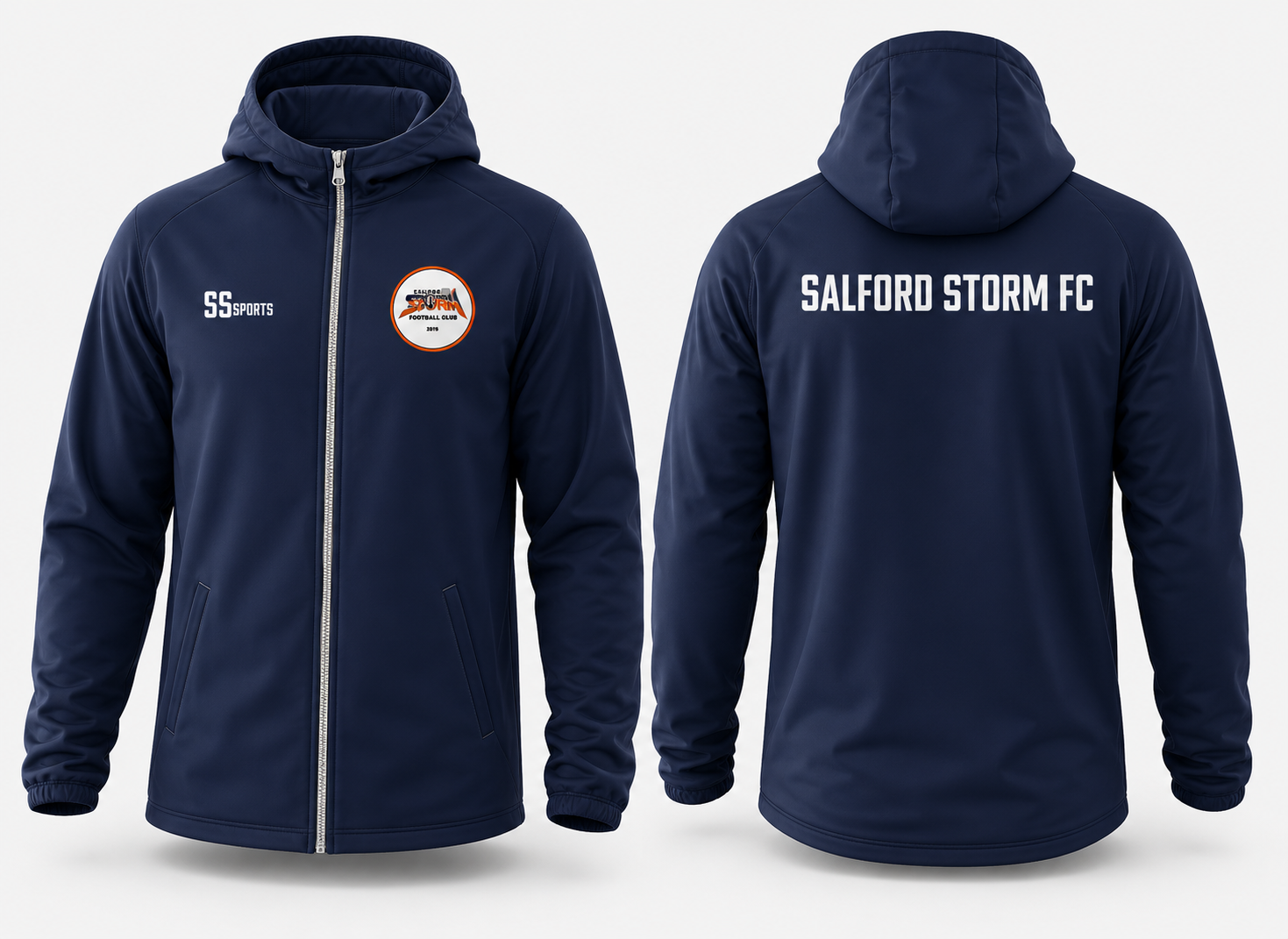 Salford Storm FC Adult Rain Jacket